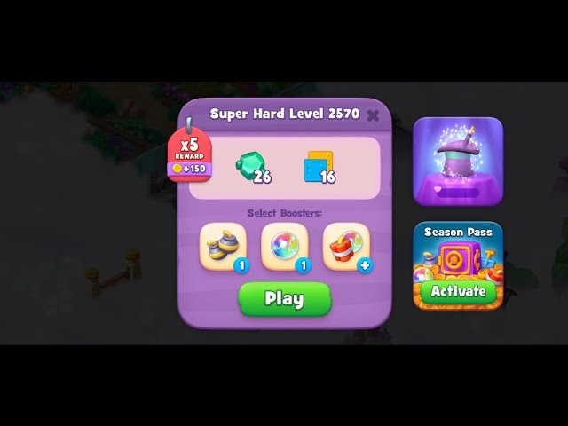 Gardenscapes SUPER HARD LEVEL 2570 - YouTube