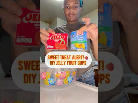 DIY Jelly Fruit Cups for Kids Fun Easy Snack MomLife KidSnacks budgetfriendly
