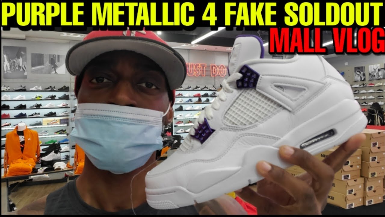 jordan 4 metallic purple real vs fake