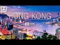HONG KONG VIDEO CITYSCAPE 8K Video HDR With Soft Piano Music - 60 FPS - 8K Nature Film