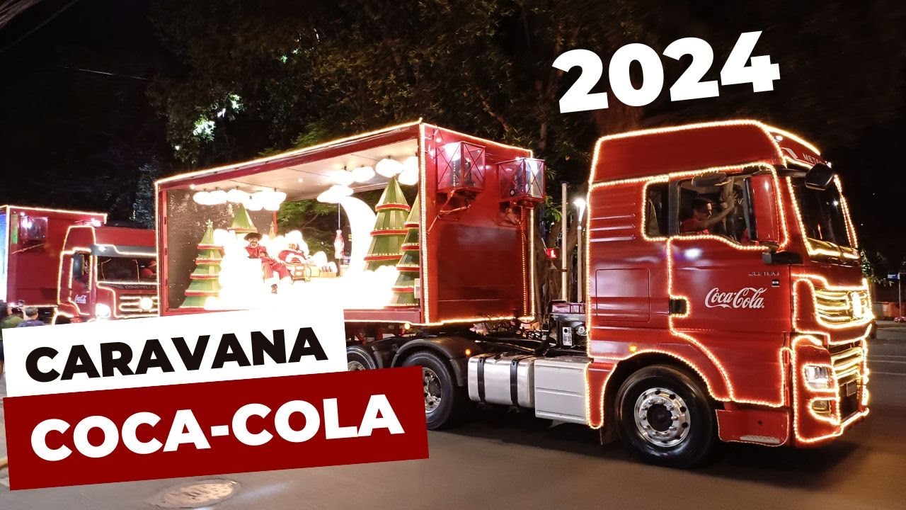 Caravana de Natal Coca Cola 2024 - Novo Hamburgo - RS - 4k #cocacola #natal