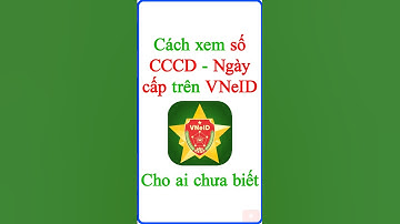 Cách xem thông tin CCCD chi tiết trên VNeID