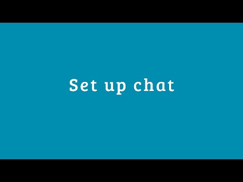 TOPdesk Tutorials | SSP Set up chat