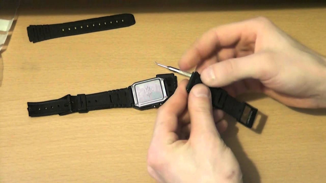 Casio W 53 Wymiana Paska Youtube