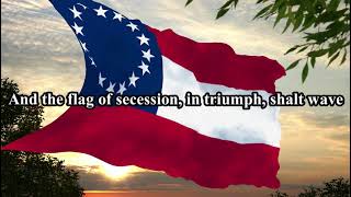 "The Flag Of Secession" - Confederate parody of "The Star Spangled Banner" (1862)