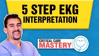 EKG Rhythms | 5Step Interpretation | Easy How To