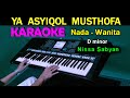 Ya asyiqol  nissa sabyan  karaoke nada wanita