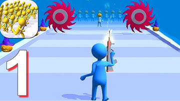 Gun Clash 3D: Epic Battle - Gameplay Walkthrough Part 1 Levels 1-10 (Android, iOS)