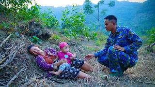 A 5-month-old baby girl and her mother lying by the roadside — and the story behind it
