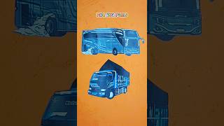 DIY Bus Telolet &amp; Truk Oleng 1️⃣0️⃣2️⃣ Bis Telolet 🇮🇩 Bus Telolet Basuri #shorts #diy #satisfying