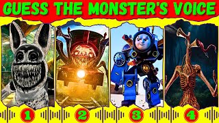 Guess Monster Voice Zoonomaly, Choo Choo Charles, Skibidi Thomas, Siren Head Coffin Dance