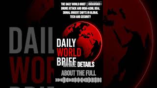 The Daily World Brief | Ukrainian Drone Attack and India-ASML Deal Signal Urgent Shifts in...