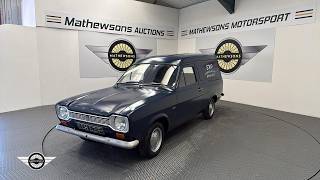 1968 FORD ESCORT MK1 VAN | Mathewsons Classic Cars | Auction: 20, 21 &amp; 22 May 2026