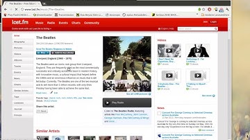 chrome + Last.fm free music player = awesome