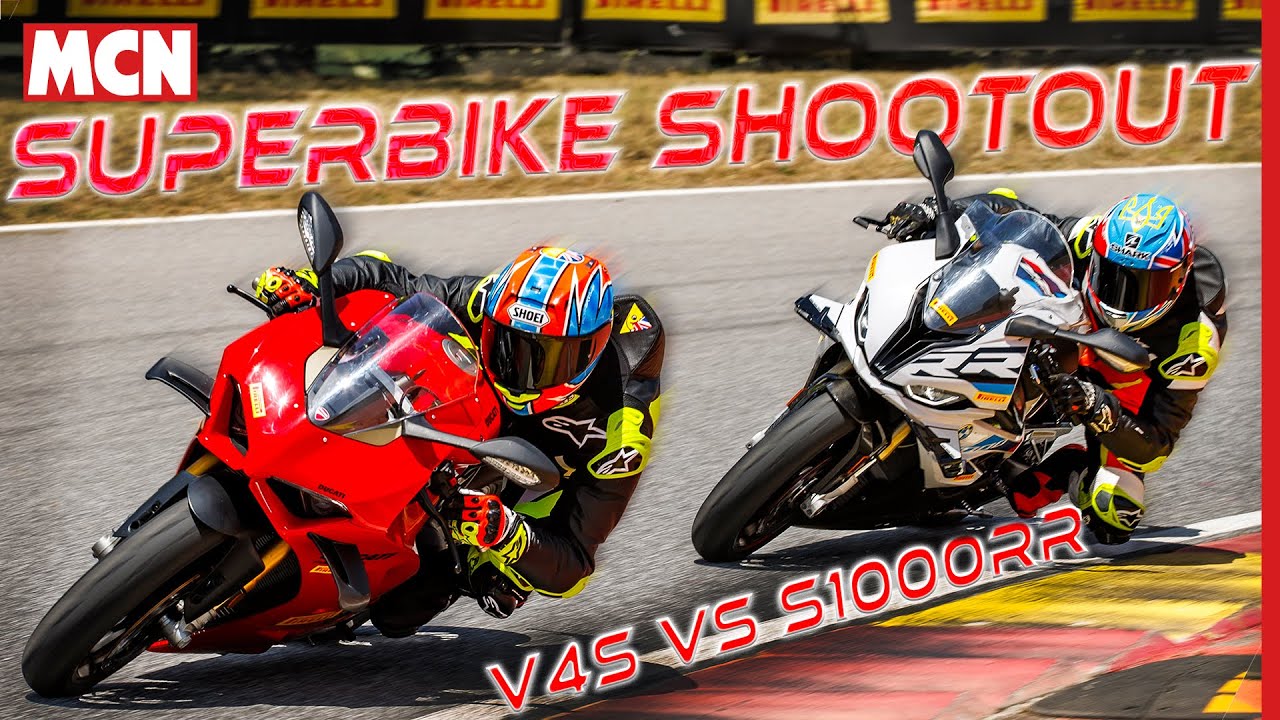 2023's BEST new superbike?! Ducati Panigale V4S VS BMW S1000RR | MCN ...