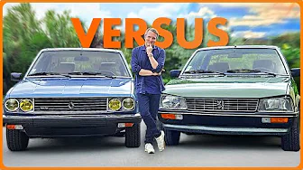 FRENCH CARS FROM THE 80S ARE INCREDIBLE (Renault 30 Tx vs Peugeot 505 Gti)