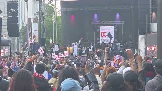 Backyard Band live @ Freedom Plaza DC. (4.19.26) Emancipation Day! Put your fist up ✊🏿✊🏾✊🏽✊🏻 