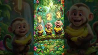 🍌 MONKEY MATH FUN!  | kids video #shortvideo #shorts