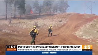 See smoke? Prescribed burns set outside Flagstaff to clear debris
