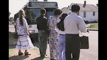 HOW TO RIDE - TriMet Classic Video - 1995 - Learn How To Use Public Transit - Portland Oregon