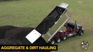 Dump Truck Stockpiling