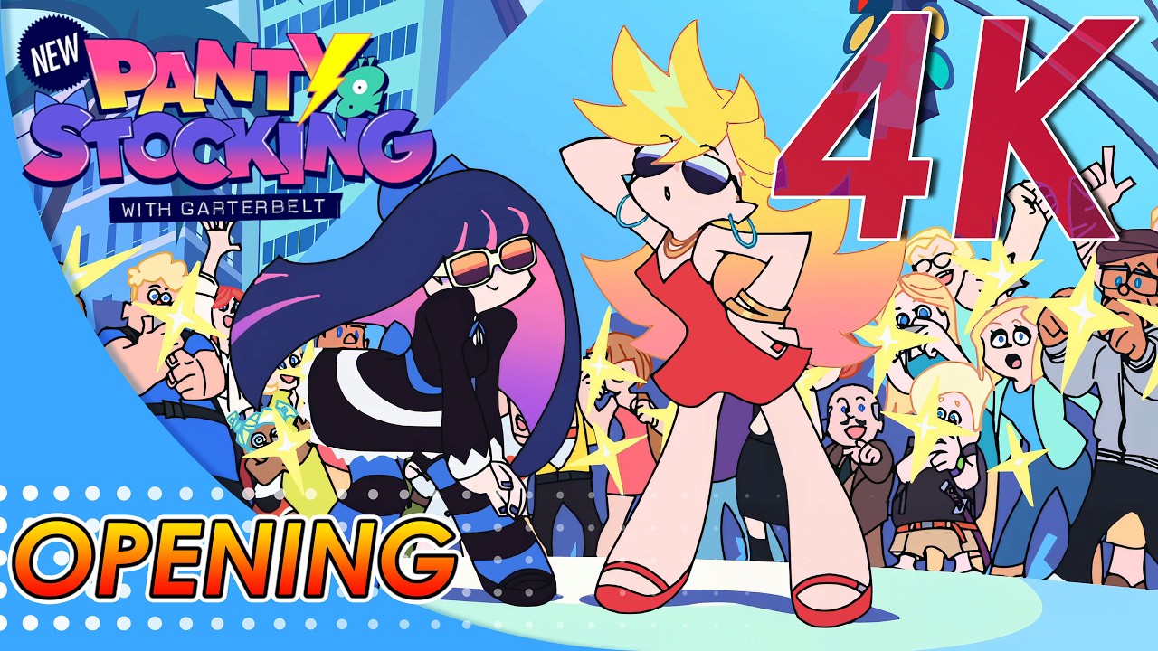 New PANTY & STOCKING with GARTERBELT Opening | Creditless | 4K