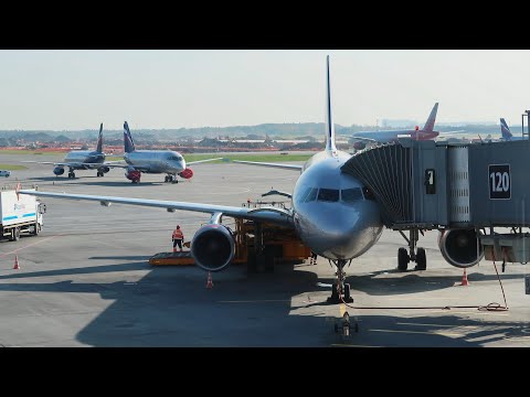 Airbus A320 а/к Аэрофлот | Рейс Москва - Санкт-Петербург