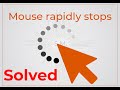 How to solve "Mouse cursor freezes every few seconds". Mouse stops repeatedly