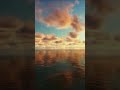 Relax with Evening Clouds and Gentle Sea Waves