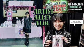 Artist Alley | Big Lick Comic Con Roanoke 2024 | Lollypop Lane Music making Art