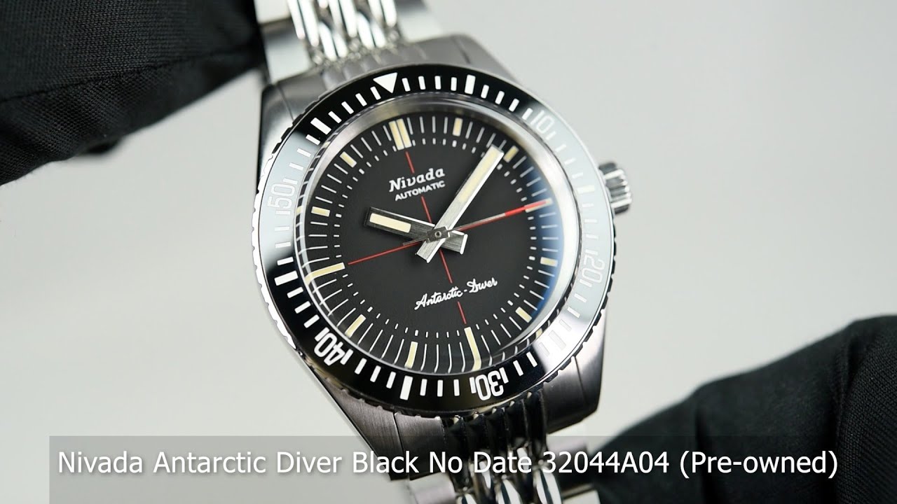 NaTa様 Nivada Antarctic Diver Black No Date 32044A04 (Pre-owned) - YouTube