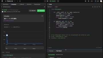 Leetcode 703 - Kth Largest Element in a Stream - Python (NeetCode 61/150)