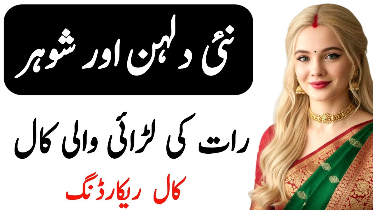 Nayi Dulhan Aur Shohar Call Recording | Raat Ki Pyari Baat | Urdu Funny Couple Call