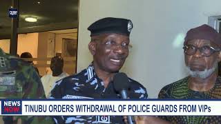 Tinubu orders withdrawal of police guards from VIPs