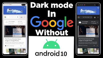 Google app dark mode without android 10|Is there a dark mode for Google?