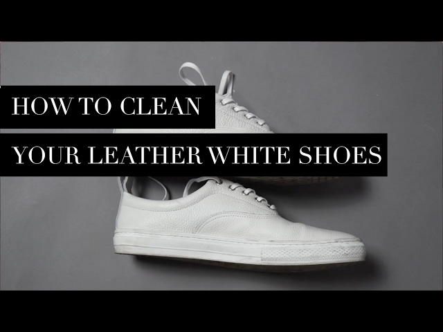 How to Clean White Leather Shoes — Pro Housekeepers