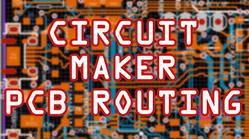 Altium CircuitMaker - Routing PCB Timelapse Tutorial