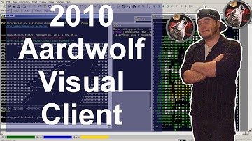 Old Video: Aardwolf Visual Client -William Arends(Moshu) C# / XNA / MUD / Mushclient