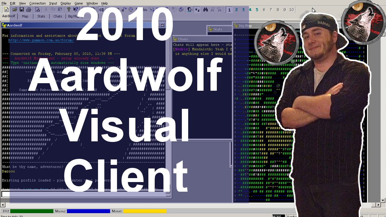 Old Video: Aardwolf Visual Client -William Arends(Moshu) C# / XNA / MUD ...