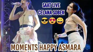 Happy Asmara Moments Yang Baru Pertama Kali Dialami Celana Sobek Saat Manggung
