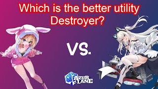 Which is a better utility Destroyer? Stephen Potter vs Hammann II | Azur Lane