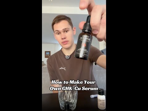 How To Make Your Own GHK-Cu Serum (It's Stupid Easy)