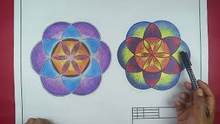 EJERCICIO MANEJO DE COMPÁS 4 "Tutorial para practicar el manejo del compás"