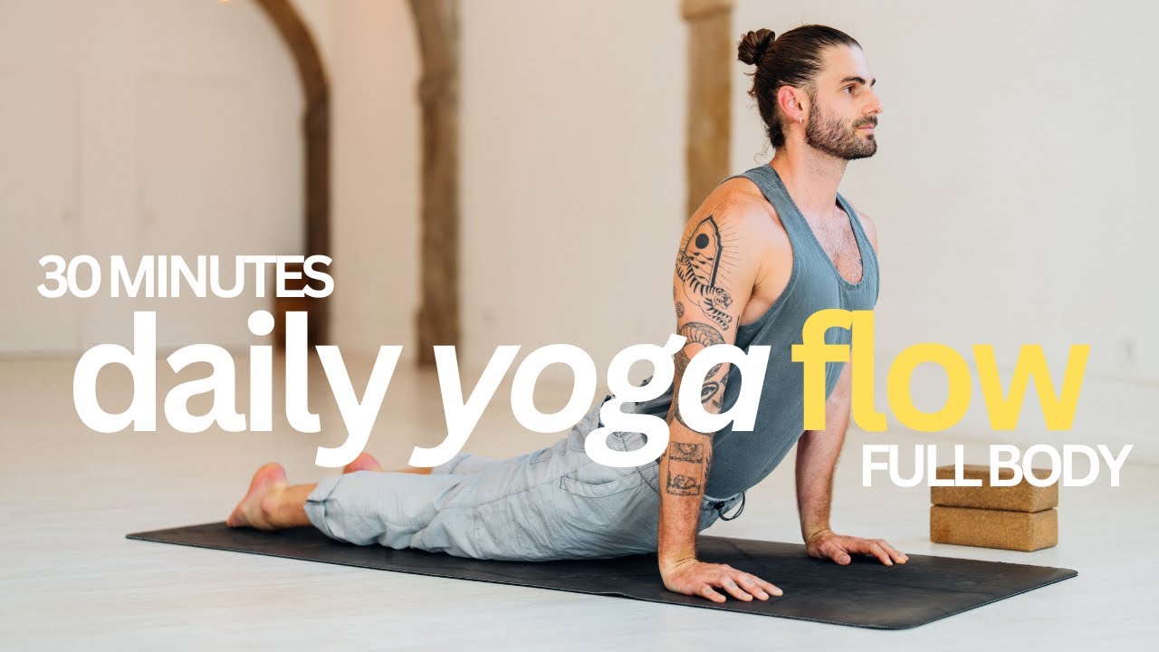 30 Min Functional Yoga Flow | Daily Full Body Yoga For All Levels - YouTube