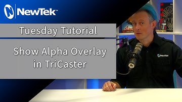Tuesday Tutorial : Show Alpha Overlay in TriCaster