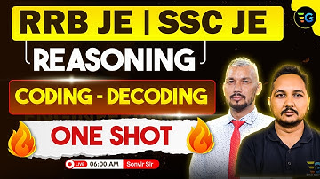 RRB JE | SSC JE Reasoning Class | Coding-Decoding One Shot | Complete Practice by Sonvir Sir