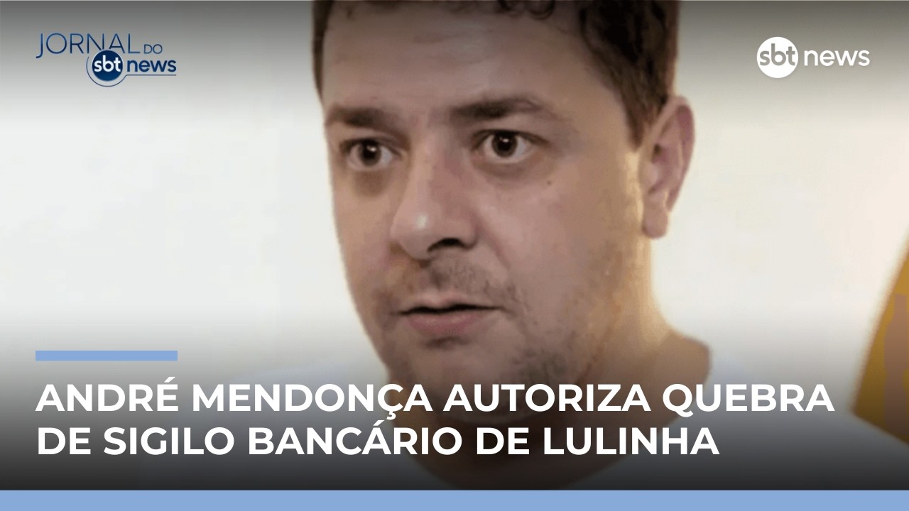 André Mendonça autoriza quebra de sigilo de Lulinha | #JornaldoSBTNews