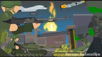 Zombie Total War Part 2 | Bloody battle | Stick nodes | Animation | Stick Animation