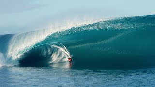 HUGE Teahupoo in '8 Bombs With Manea Fabisch!!' #bodyboarding #tahiti