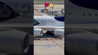 Lufthansa 🇪🇺🇩🇪 D-ABYN 💯👍😎✈️#subscribe #travel #like #youtube